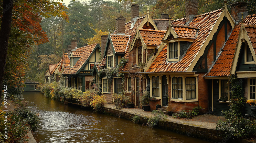 Fototapeta premium Dutch Village