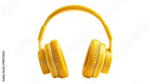 headphones on a white transparent background