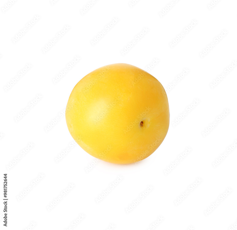 Fresh ripe yellow plum isolated on white Fresh ripe yellow plum isolated on white