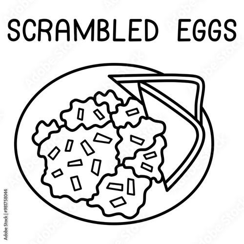 Scrambled Eggs Outline