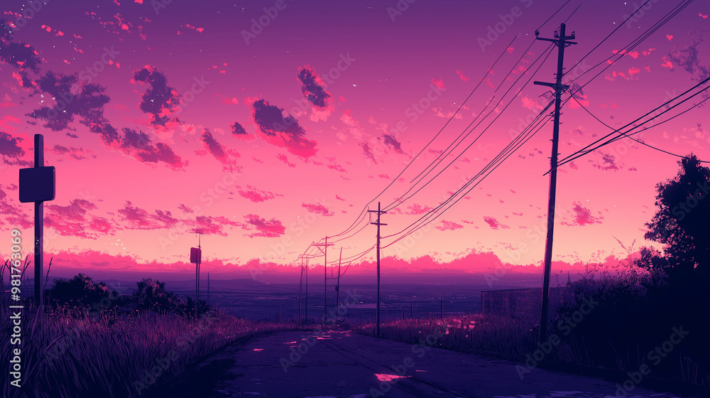Lo-Fi music picture The background that goes well with the lo-fi music genre Generative AI Lo-Fi music picture The background that goes well with the lo-fi music genre Generative AI