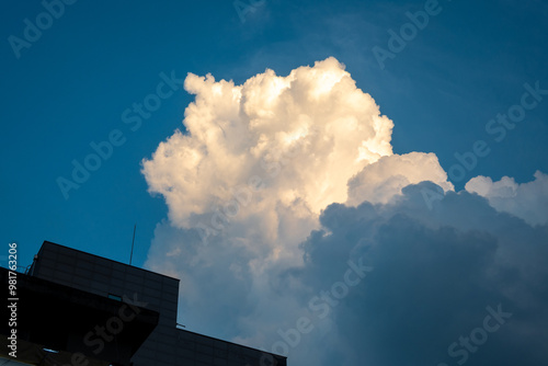 Canvas Print The Summer Clouds in Seoul