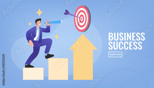 business concept with graph