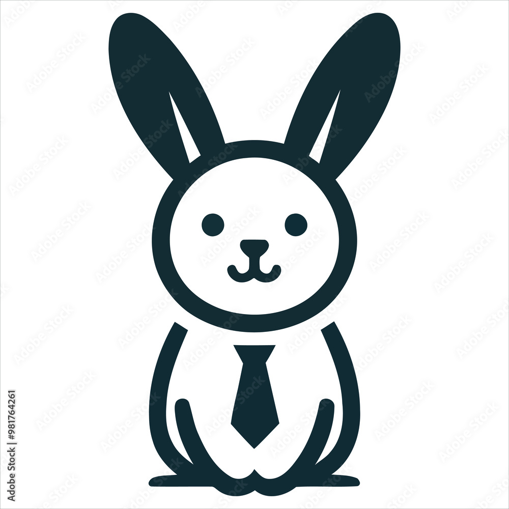 Obraz premium bunny silhouette 