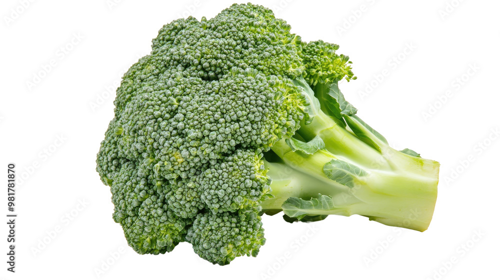 Broccoli on a white transparent background Broccoli on a white transparent background
