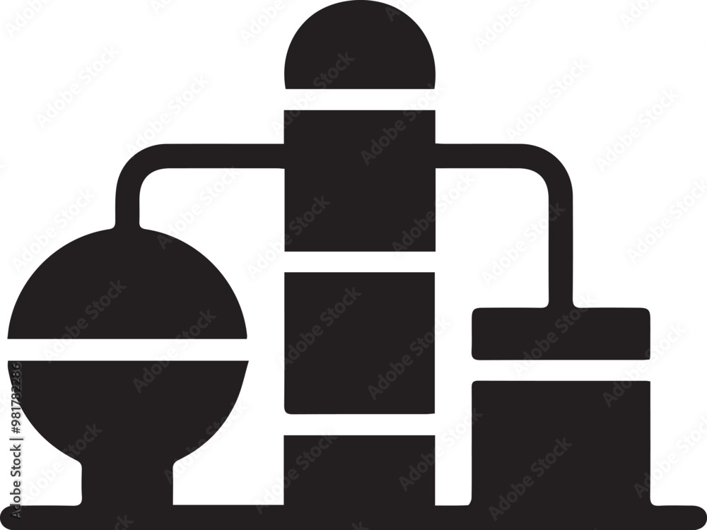 Obraz premium Oil icon symbol vector image Illustration 