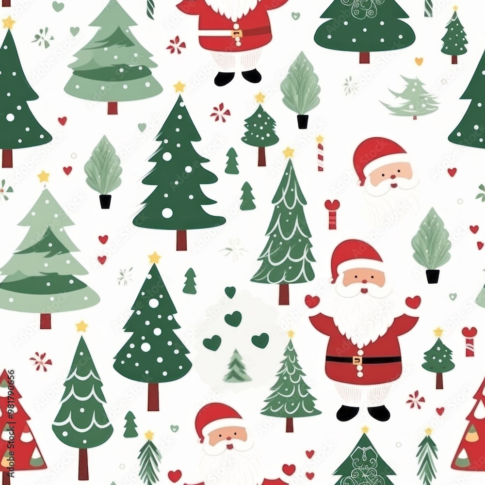 Christmas theme and Ornament tile Pattern Christmas theme and Ornament tile Pattern