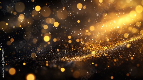 65. A beautiful representation of Sunday in luminous gold particles, sparkling with brilliance on an alpha channel, providing a transparent backdrop, with a 16:9 aspect ratio photo