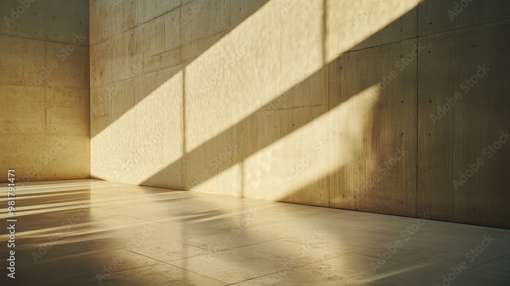 91. A timelapse of sun shadows moving across the smooth concrete surfaces of a minimalist hall, highlighting the interplay of light and modern architectural elements 91. A timelapse of sun shadows moving across the smooth concrete surfaces of a minimalist hall, highlighting the interplay of light and modern architectural elements