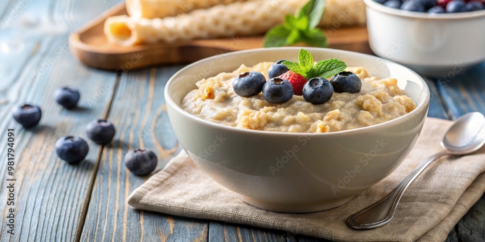 Bowl of plain oatmeal porridge, a healthy vegan breakfast option , vegan, vegetarian, breakfast, food, whole grain, porridge Bowl of plain oatmeal porridge, a healthy vegan breakfast option , vegan, vegetarian, breakfast, food, whole grain, porridge