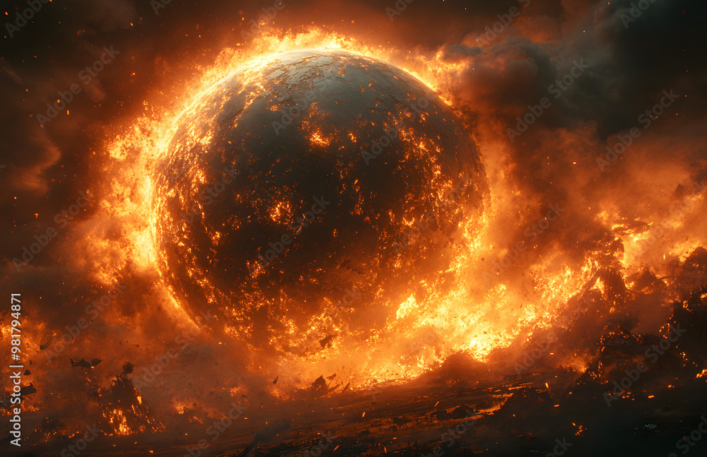 “Epic Cinematic Scene of a Planet Being Destroyed by a Massive Asteroid Impact, Showcasing a Dramatic and Catastrophic Moment in Space with Explosions and Fiery Destruction”
“Epic Cinematic Scene of a Planet Being Destroyed by a Massive Asteroid Impact, Showcasing a Dramatic and Catastrophic Moment in Space with Explosions and Fiery Destruction”
