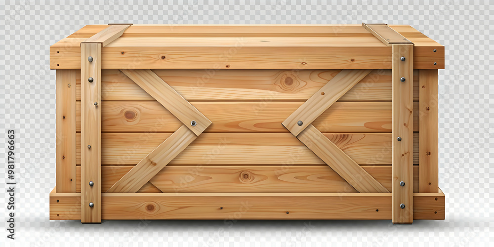 Wooden crate front view with a realistic cargo box texture in a , wooden, crate, front view, cargo box, texture, Wooden crate front view with a realistic cargo box texture in a , wooden, crate, front view, cargo box, texture,