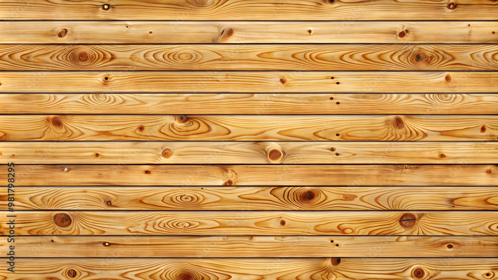 Naklejka premium Seamless wooden pattern with repetitive wood board timber texture, wood, seamless, pattern,texture, timber, hardwood, surface