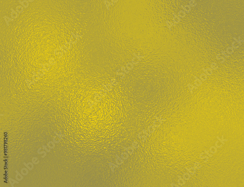 Soft Gold yellow foil leaf texture, glass effect background illustration. glass effect for print artwork in cmyk color mode.