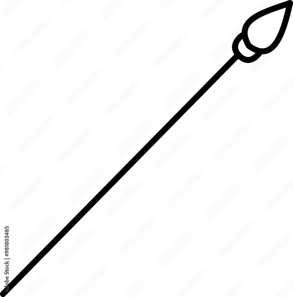 Spear Outline Spear Outline