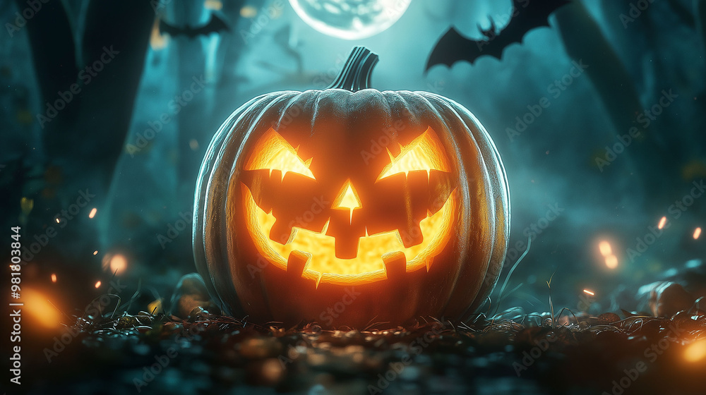 Naklejka premium Pumpkin Nightmare