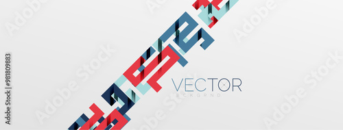 Color bend lines with shadow texture effect. Vector Illustration For Wallpaper, Banner, Background, Card, Book Illustration, landing page