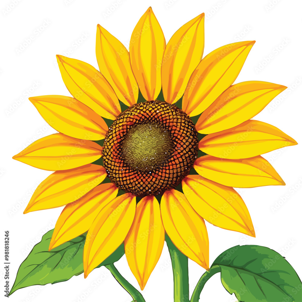 sunflower isolated on white sunflower isolated on white