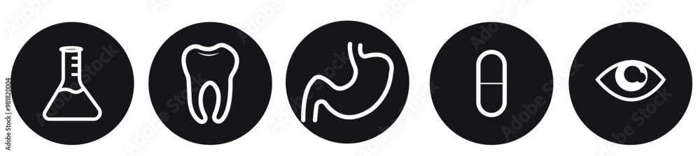 Medical icon set. Medical related icons vector illustration icon set Medical icon set. Medical related icons vector illustration icon set