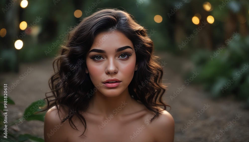 A woman with long brown hair and a pale complexion A woman with long brown hair and a pale complexion