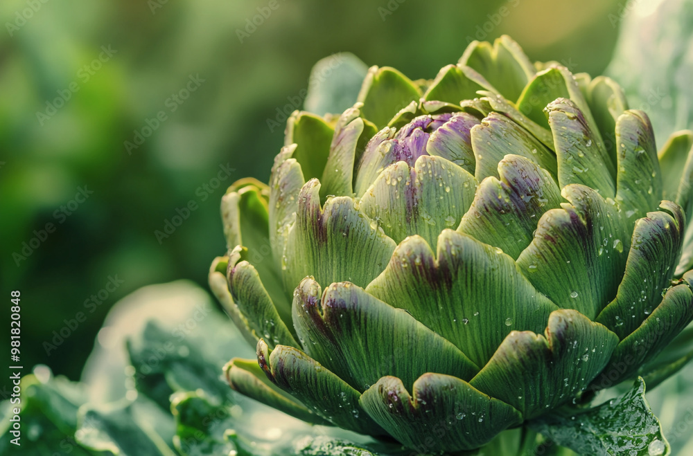 macro shot of fresh organic vegetable artichoke macro shot of fresh organic vegetable artichoke