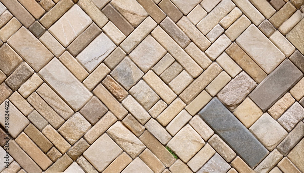 石のタイルの床・壁（stone tile floors walls）
