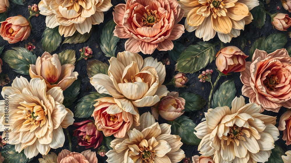 Floral seamless pattern Floral seamless pattern