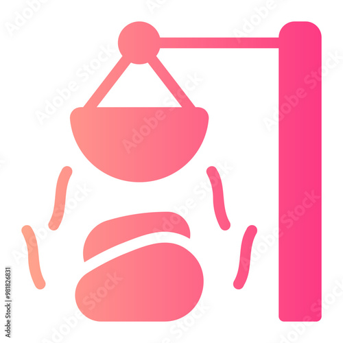hot stone gradient icon