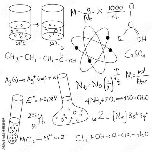 educational doodle formulas