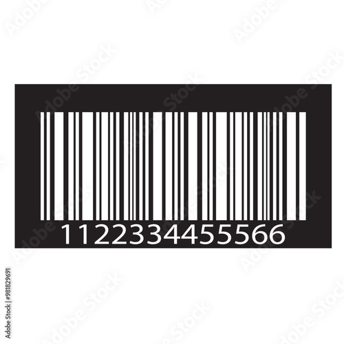 scan barcode icons, vector illustration