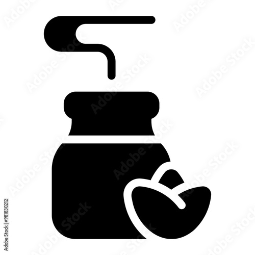 aromatherapy glyph icon