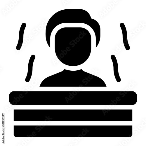 jacuzzi glyph icon