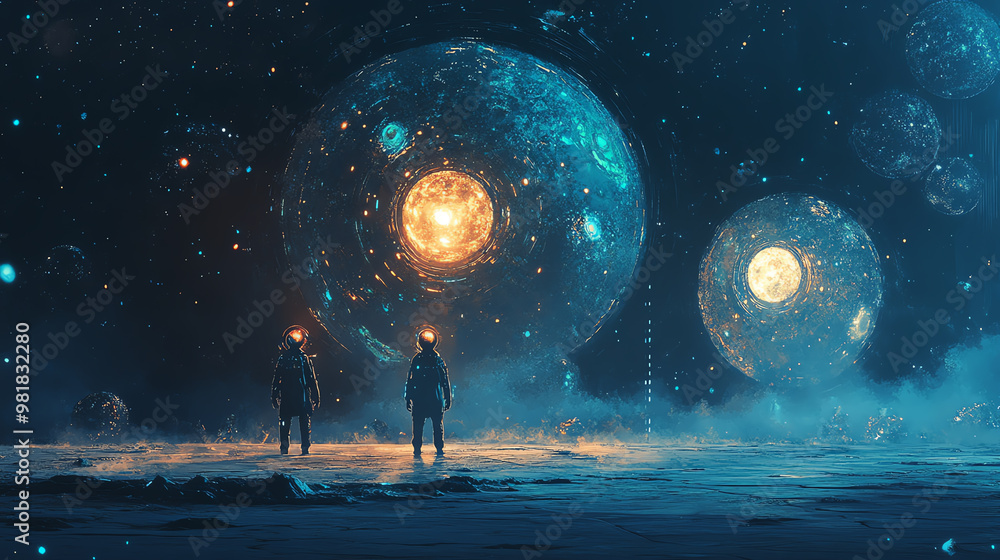 Abstract representation of the spiritual essence of the Vegetarian Festival, glowing holographic figures, futuristic, cool tones, minimalistic, Abstract representation of the spiritual essence of the Vegetarian Festival, glowing holographic figures, futuristic, cool tones, minimalistic,