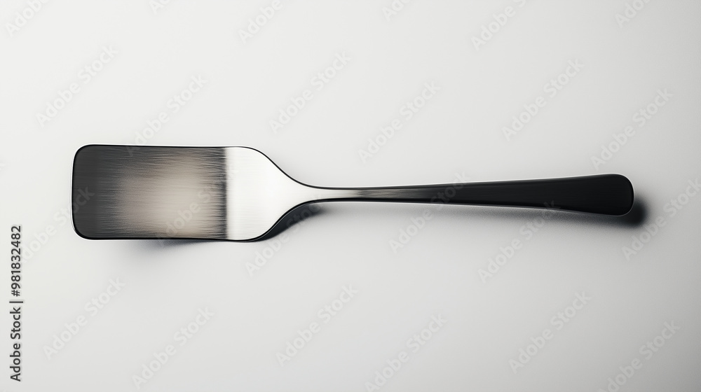 Top View of Kitchen Spatula Top View of Kitchen Spatula