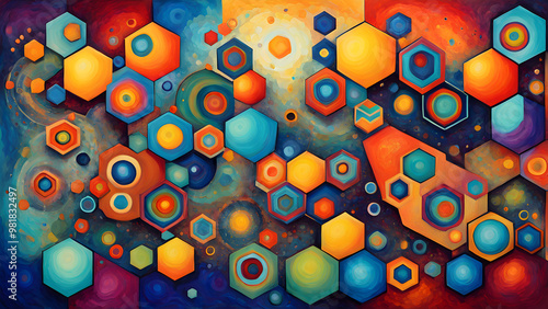 Geometric Graphics Background