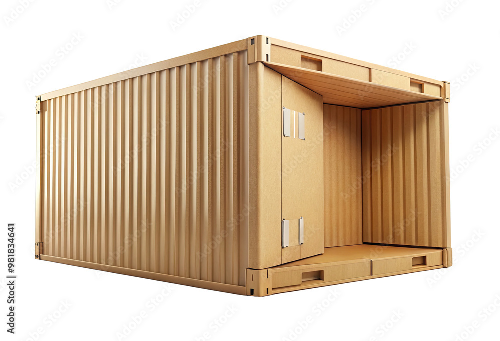 Container isolated with transparent background. Container isolated with transparent background.