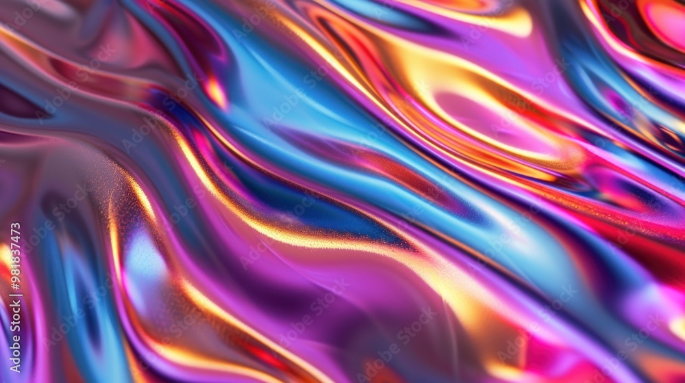 vibrant chrome liquid metal texture, colorful metallic background with fluid iridescent effect for modern design projects vibrant chrome liquid metal texture, colorful metallic background with fluid iridescent effect for modern design projects