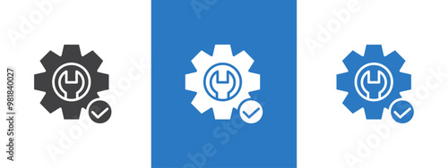 Easy Installation icon thin line illustration