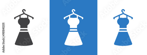 Fashion boutique icon thin line illustration