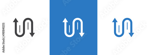 Flexibility icon thin line illustration