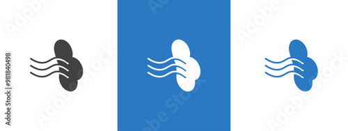 gust icon thin line illustration