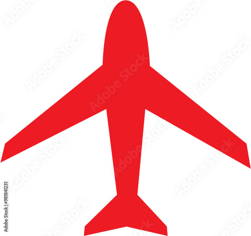 Blue Red Postal Airmail SVG Vector