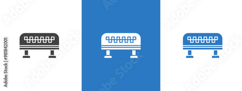 Taxi lamp icon thin line illustration