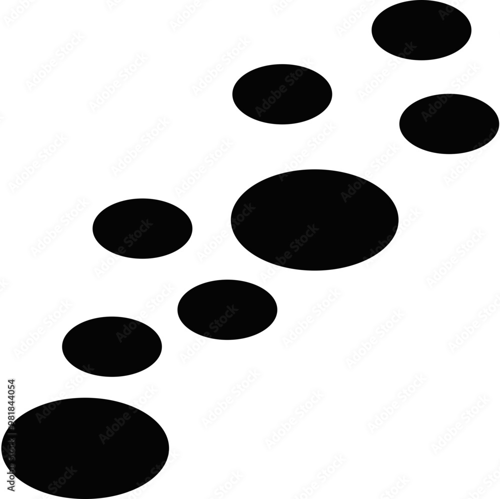 Stepping Stone Silhouette Stepping Stone Silhouette