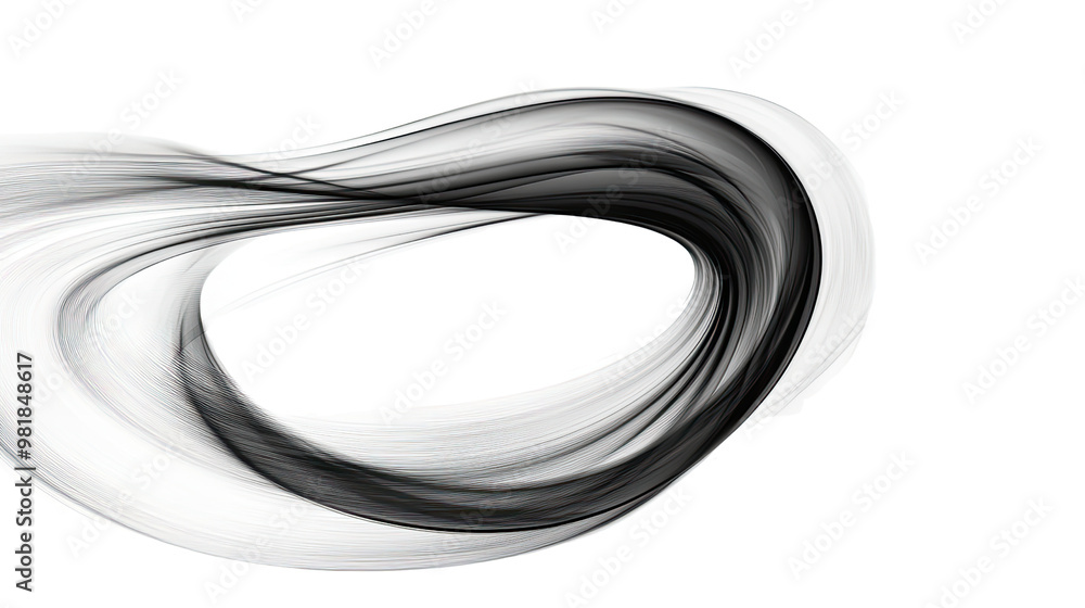 round swirl of light on a white transparent background round swirl of light on a white transparent background