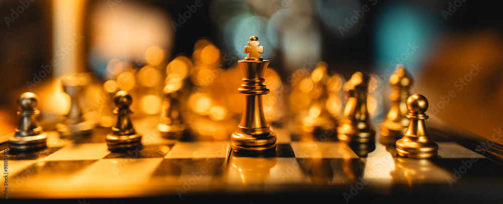 A chess king is on the table in the cafe. A chess king is on the table in the cafe.