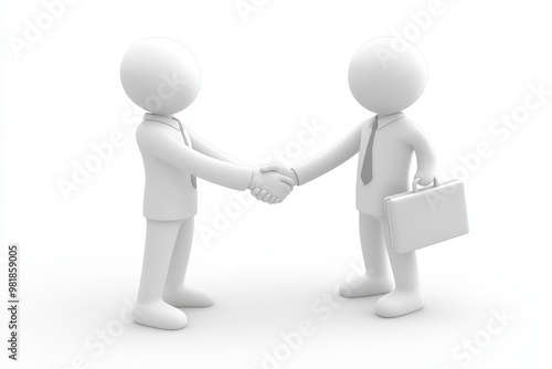 Two Businessmen Shaking Hands