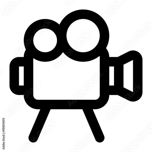 camcorder icon for illustration