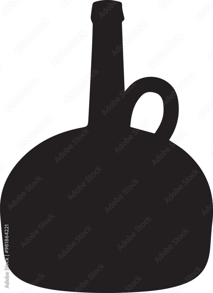 Fototapeta premium Oil icon symbol vector image Illustration 