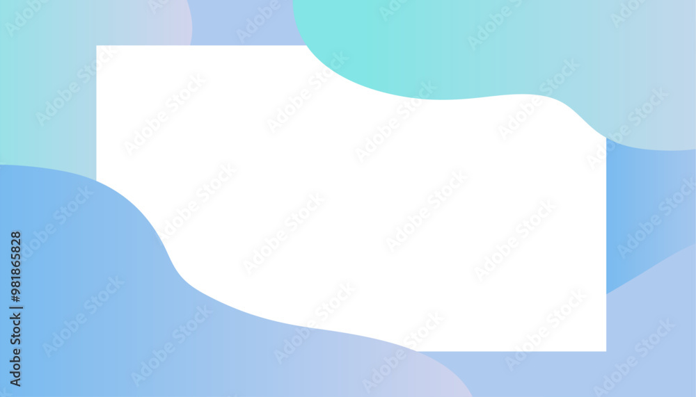 Obraz premium グラデーションの幾何学模様の背景イラスト ふにゃふにゃ グラデーション